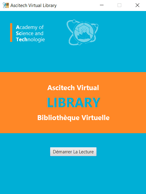 Aperçu de l’application Bibliotech
