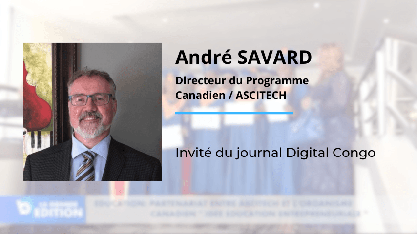 André Savard, invité du journal de Digital Congo