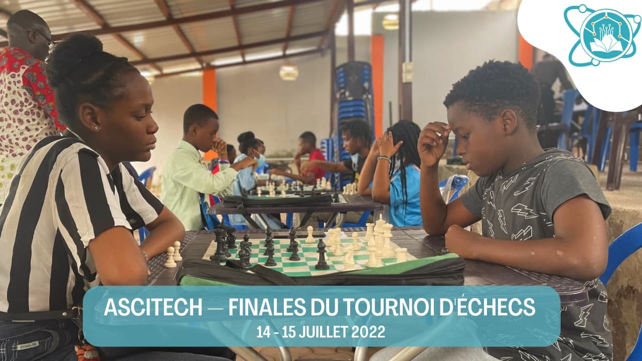Célébrations pédagogiques à #Ascitech! Final du concours des échecs